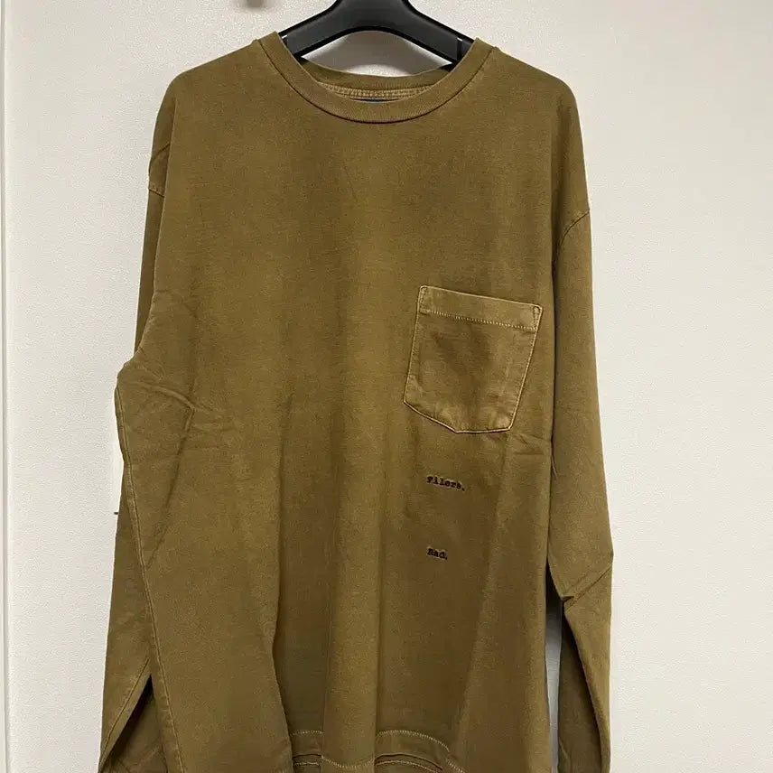 [BUNJANG] BLINDREFS Pocket Long Sleeve Olive / 블라인드파일즈 포켓 롱슬리브 올리브