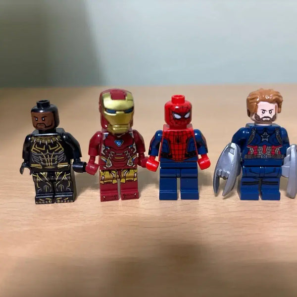 [BUNJANG] Marvel LEGO Unofficial Figures Set (4 Figures) / 마블 레고 비공식피규어 4개