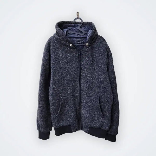 [BUNJANG] PARAGONA Dark Grey Hooded Zip-Up Jacket (Size 95) / [95] PARAGONA 후드 집업 자켓 다크그레이