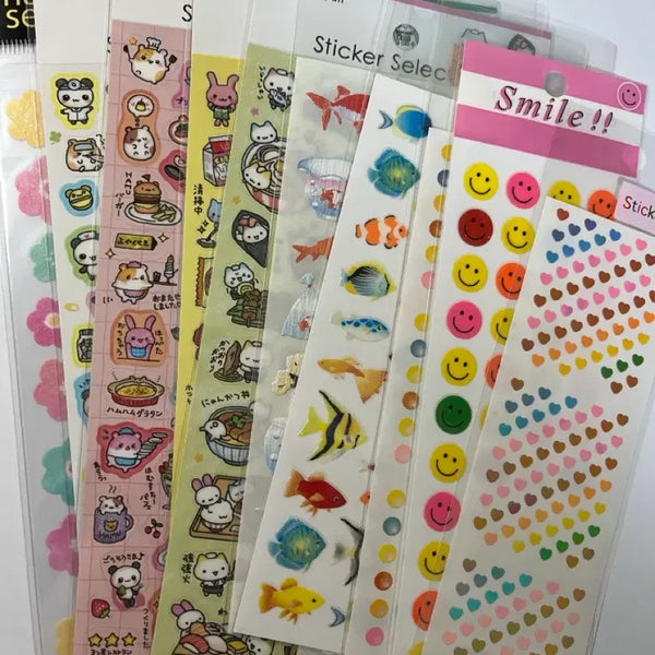 [BUNJANG] Heisei Sticker Selection Mind Wave Sticker Fun Set / 헤이세이 스티커셀렉션 마인드웨이브 스티커펀 세트