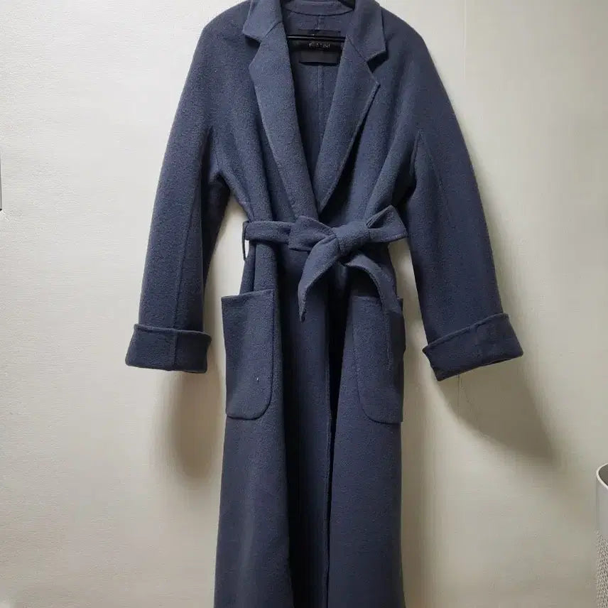 [BUNJANG] Fresh Label Wool Belted Long Coat / 프레쉬라벨 매력적인 울 벨티드 롱 코트 프리
