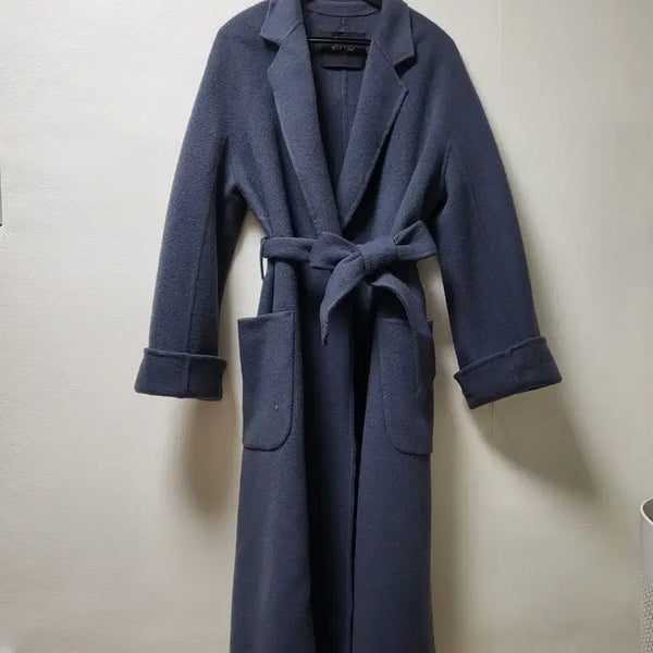 [BUNJANG] Fresh Label Wool Belted Long Coat / 프레쉬라벨 매력적인 울 벨티드 롱 코트 프리