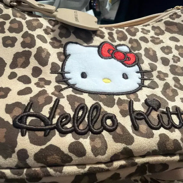 [BUNJANG] Hello Kitty Leopard Print Bag / 키티 호피 레오파드 가방