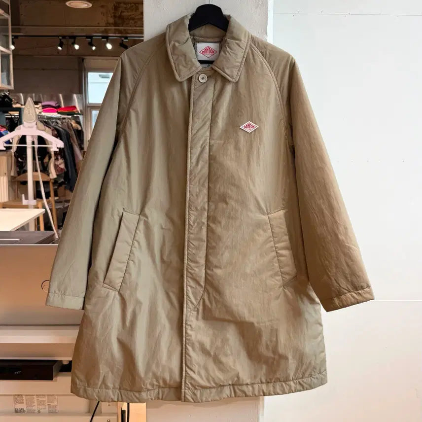 [BUNJANG] Danton Beige Insulation Padding Coat / 단톤 베이지 인슐레이션 패딩 코트