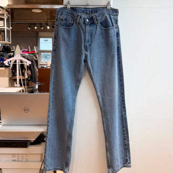 [BUNJANG] Levi's 505 Light Wash Regular Straight Denim Pants / 리바이스 505 연청 레귤러 스트레이트 데님 팬츠