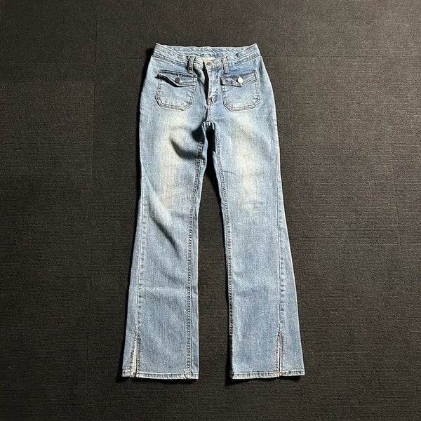[BUNJANG] DENITY Vintage Flap Pocket Bootcut Denim Pants / DENITY 빈티지 플랩 포켓 부츠컷 데님 팬츠