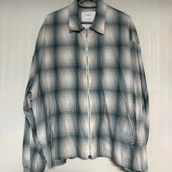 [BUNJANG] H.UNIT Check Pattern Jacket / H.UNIT 에이치 유닛 체크 패턴 자켓