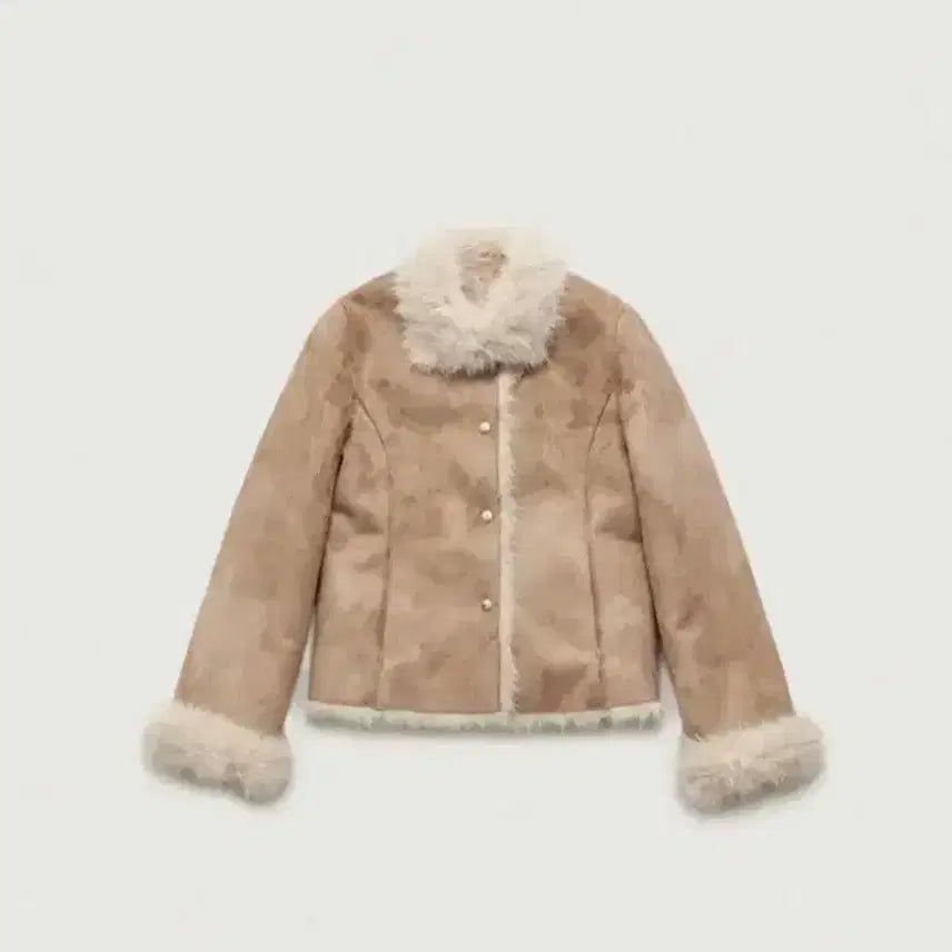 [BUNJANG] TheBarnet Katie Eco Shearling Jacket / 더바넷 케이티 에코 시어링 자켓 무스탕