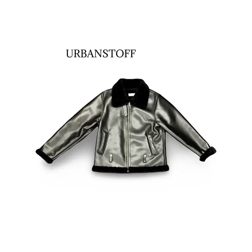 [BUNJANG] Urban Stuff Leather Mustang Jacket / (100) 어반 스터프 레더 무스탕