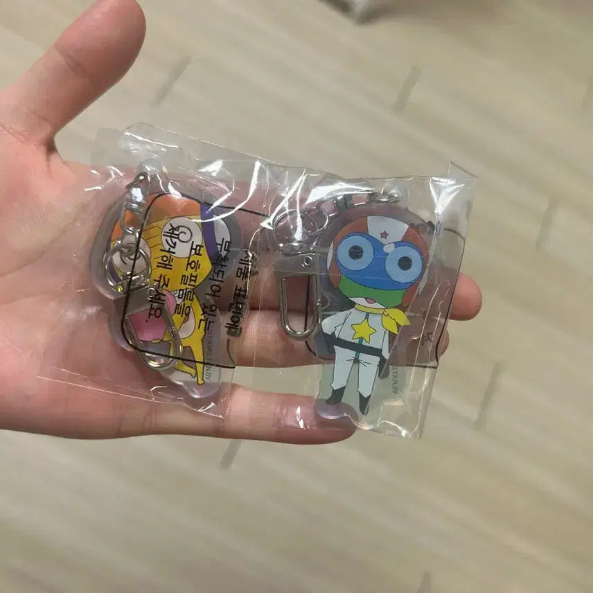 [BUNJANG] Keroro Kururu Acrylic Keyring / 케로로 쿠루루 아크릴 키링