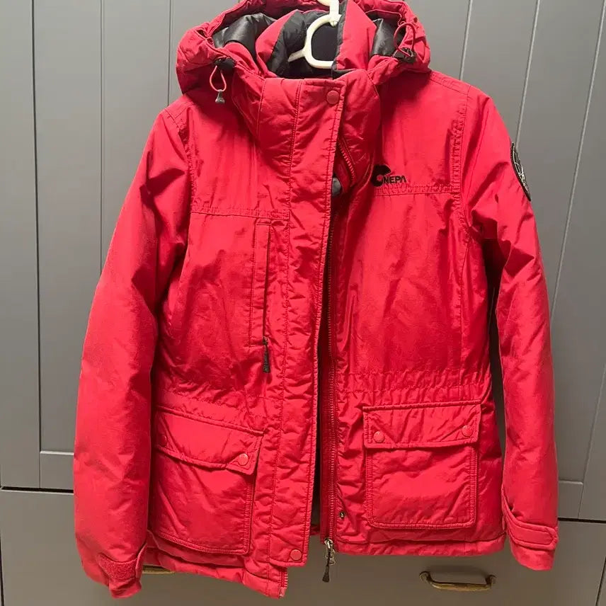 [BUNJANG] NEPA Women's Dark Red Padded Jacket XS / 네파 다크레드 패딩 90 XS