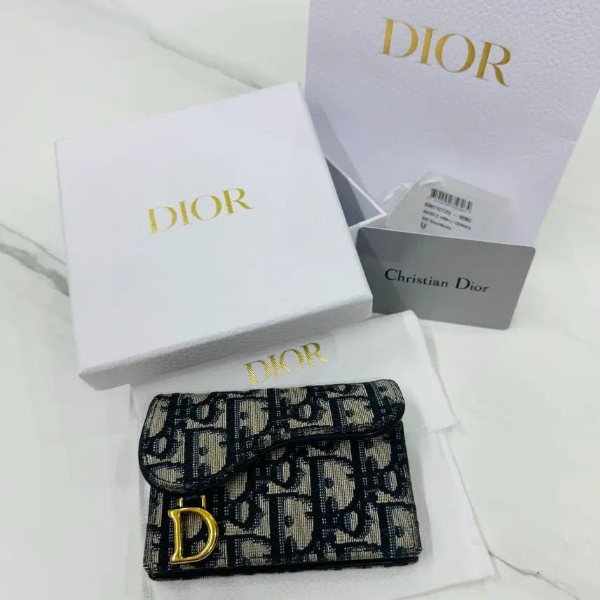 [BUNJANG] Dior Oblique Saddle Card Holder / 디올 오블리크 새들 카드지갑