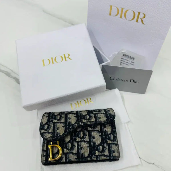 [BUNJANG] Dior Oblique Saddle Card Holder / 디올 오블리크 새들 카드지갑