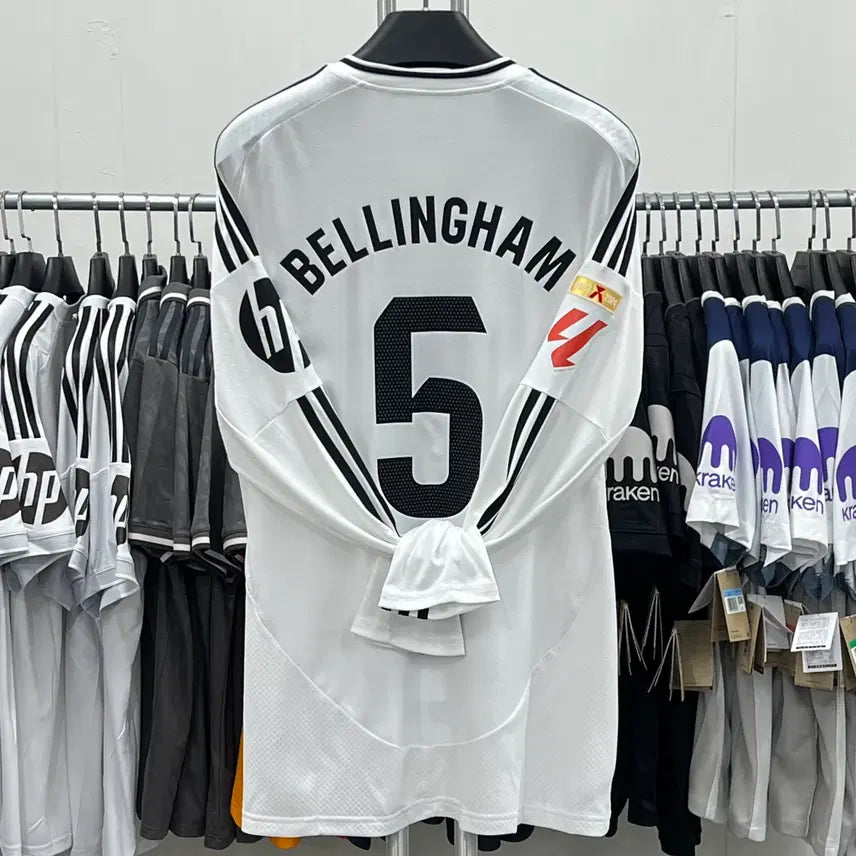 [BUNJANG] Real Madrid 24/25 Home Bellingham Jersey / 24/25 레알마드리드 홈 NO.5 벨링엄 유니폼