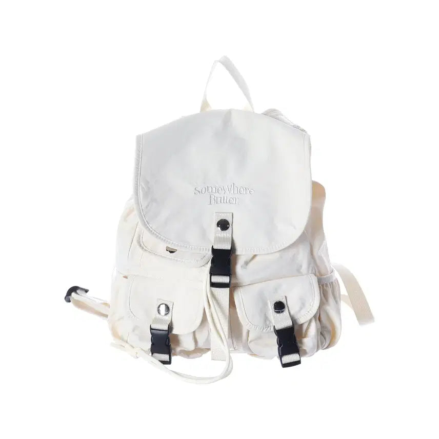 [BUNJANG] Somewhere Butter 24SS PP Backpack Multi-Pocket Buckle Strap Backpack / 썸웨어버터 24SS  PP Backpack 멀티 포켓 버클 스트랩 백팩