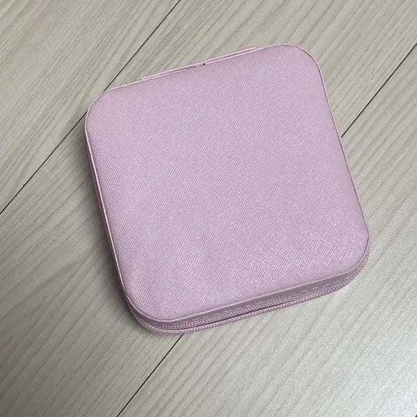 [BUNJANG] Pink Portable Accessory Organizer Case / 핑크색 휴대용 악세사리 보관함