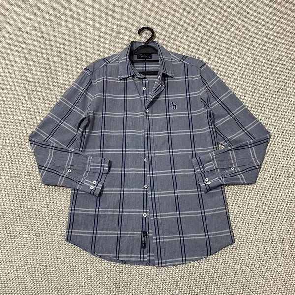 [BUNJANG] HAZZYS Check Shirt / M 헤지스 체크 셔츠 남방 B.7323