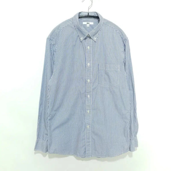 [BUNJANG] Uniqlo Striped Shirt L / 유니클로 스트라이프 셔츠 L_M2631