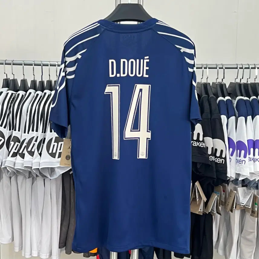 [BUNJANG] Paris Saint-Germain PSG 24/25 4th Kit #14 Désiré Doué Authentic Jersey / 24/25 파리생제르망 psg 4th NO.14 데지레 두에 유니폼