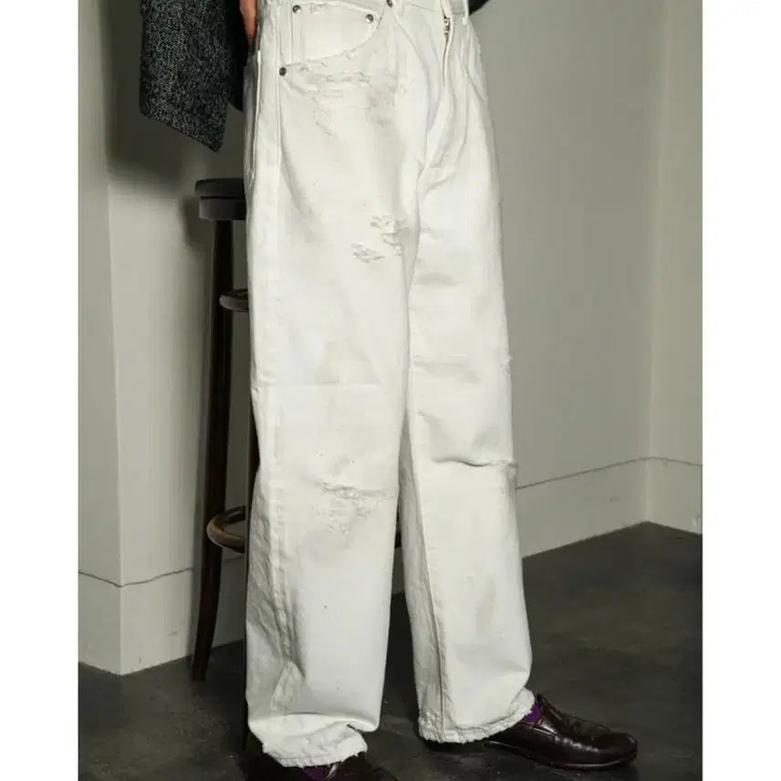 [BUNJANG] Anslem Damaged Denim Pants / (2) 안셀름 데미지 데님 팬츠