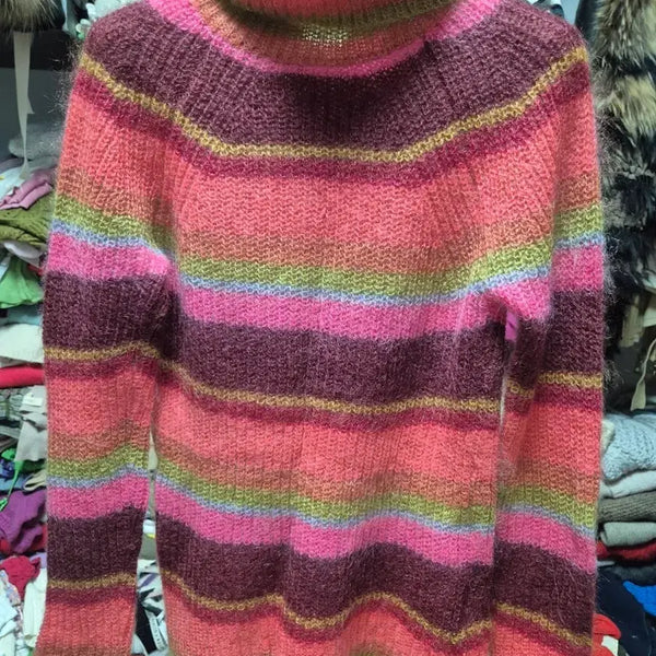 [BUNJANG] Comme des Garçons Striped Turtleneck Sweater / 꼼데가르송 스웨터