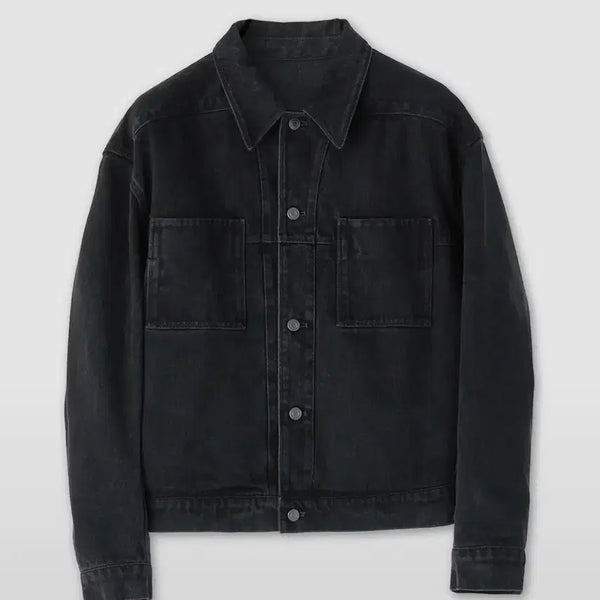 [BUNJANG] COOR Double Pocket Denim Trucker Jacket M / 쿠어 더블 포켓 데님 트러커 자켓 M
