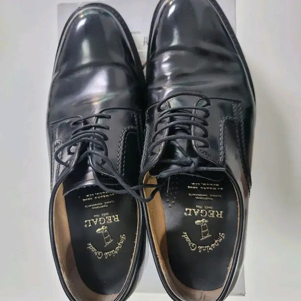 [BUNJANG] Regal Imperial Derby Black Shoes 270 / 리갈 임페리얼 더비 블랙 270