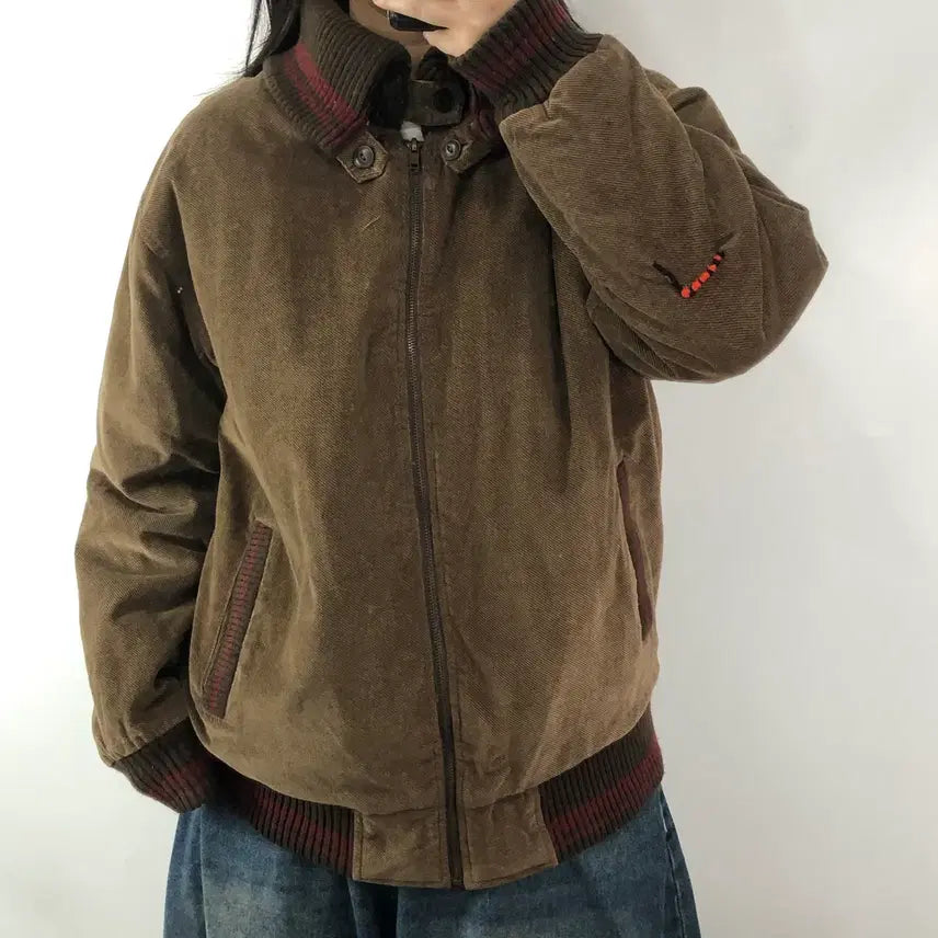 [BUNJANG] Woolrich Corduroy Bomber Jacket XL / 울리치 코듀로이 봄버 자켓 XL