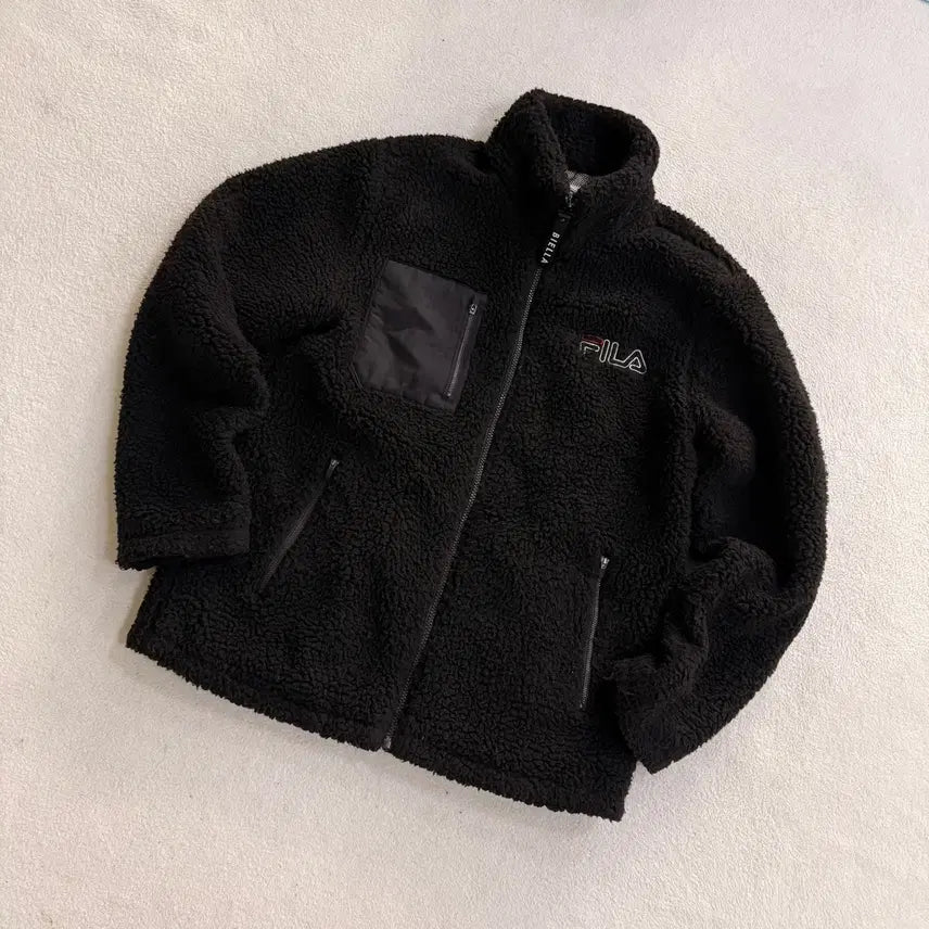 [BUNJANG] Fila Fleece Jacket / 100 휠라 플리스 자켓 0902T1