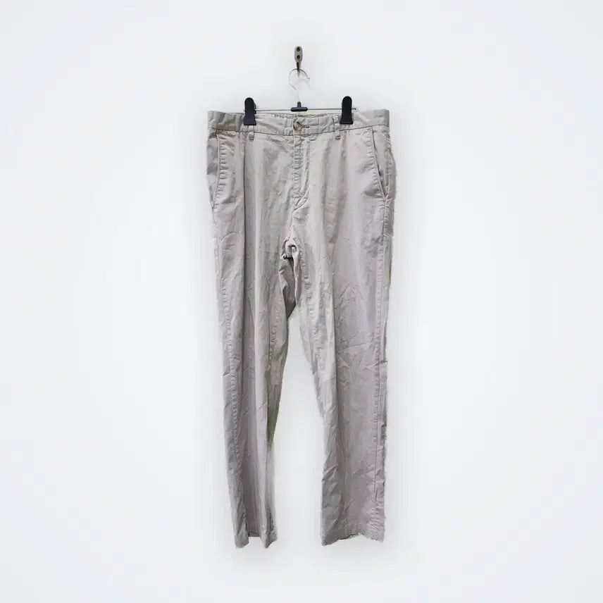 [BUNJANG] Henry Cotton Slim Fit Slacks Beige / [82] 헨리코튼 슬림핏 슬랙스 베이지