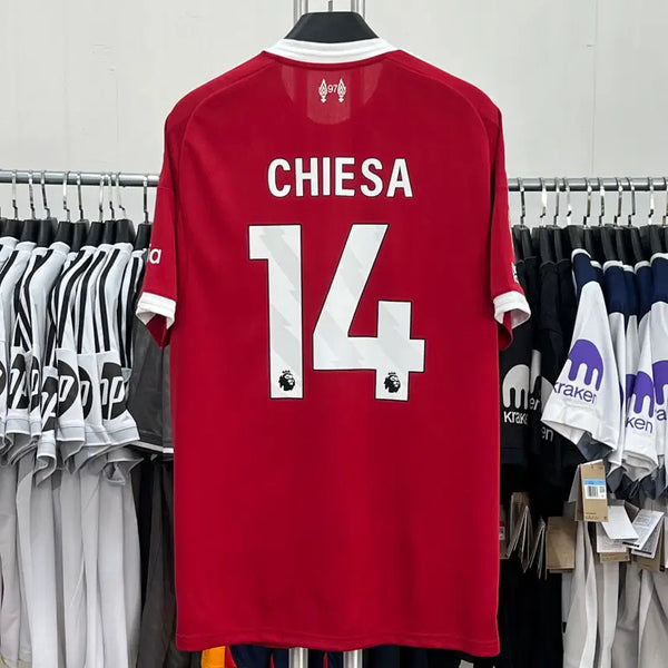 [BUNJANG] Liverpool 25/26 Home Jersey No. 14 Chiesa / 25/26 리버풀 홈 NO.14 키에사 유니폼