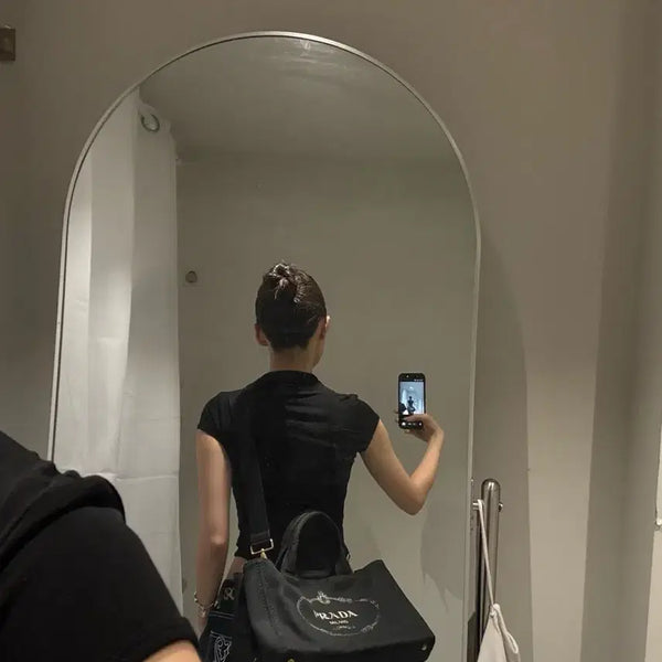 [BUNJANG] Prada Canapa Black Tote Cross Shoulder Bag / 프라다 블랙 카나파 토트 크로스 숄더