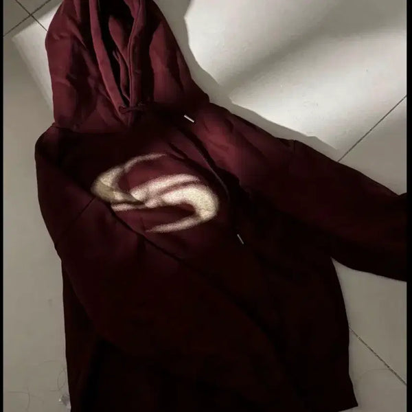 [BUNJANG] Sorano Logo Print Hooded Sweatshirt / 소라노 후드티