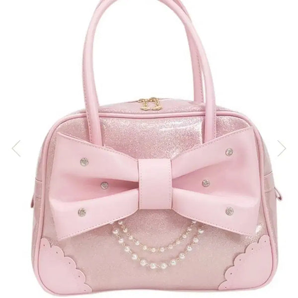 [BUNJANG] Angelic Pretty Pink Tote Bag / 엔젤릭프리티 핑크 토트백 베이비더스타샤인 히메갸루 로리타 마즈 리즈리사