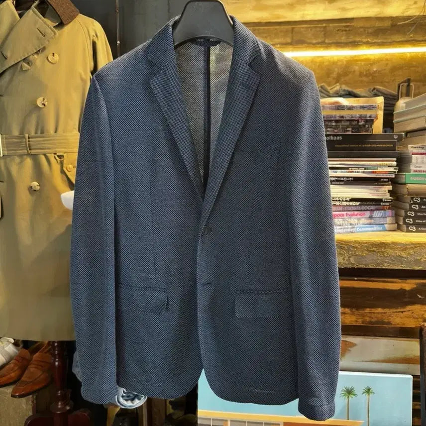 [BUNJANG] Intermezzo Tailored Jacket Dark Grey Slim Fit / 인터메조 테일러드 자켓 남성95-100