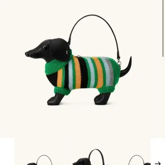 [BUNJANG] JW PEI Dachshund Bag / 새상품급 유니크 끝판왕 JW PEI 닥스훈트 강아지 가방