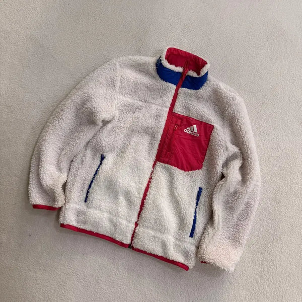 [BUNJANG] Adidas Kids Reversible Fleece Jacket / 130 아디다스 키즈 리버시블 플리스 자켓  0902T1