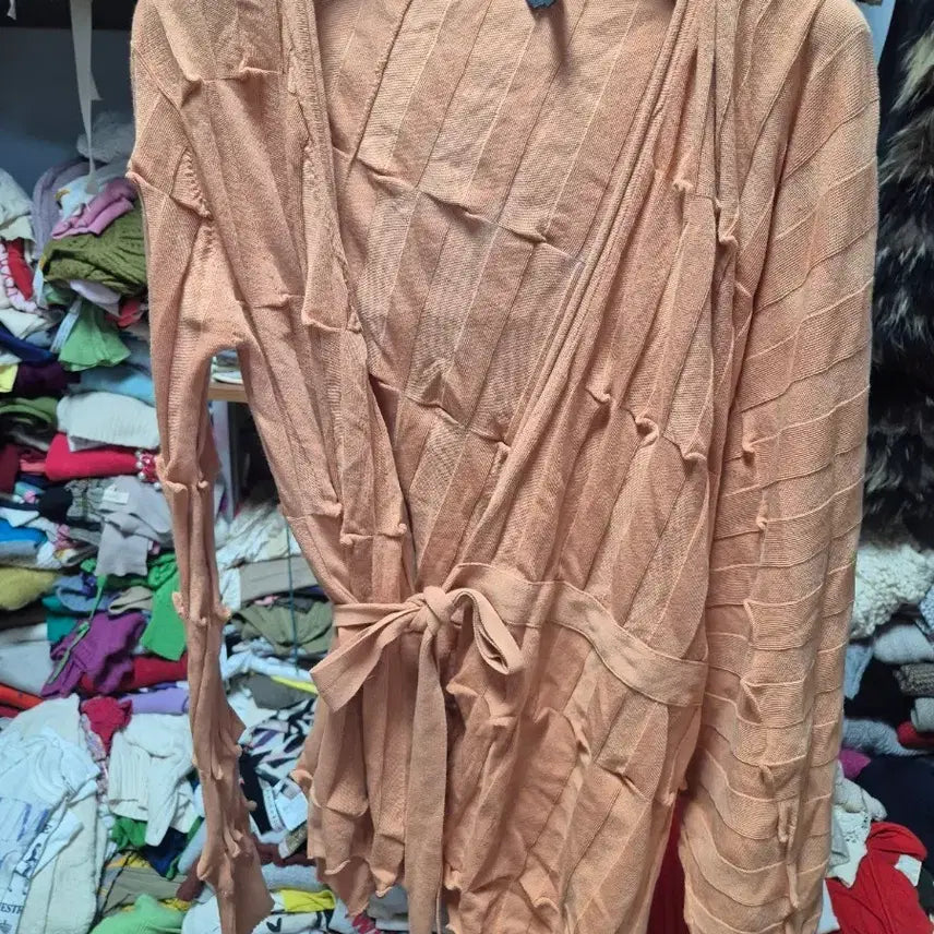 [BUNJANG] Alexander Wang Orange Wrap Cardigan / 알렉산더왕 오렌지색 랩 가디건