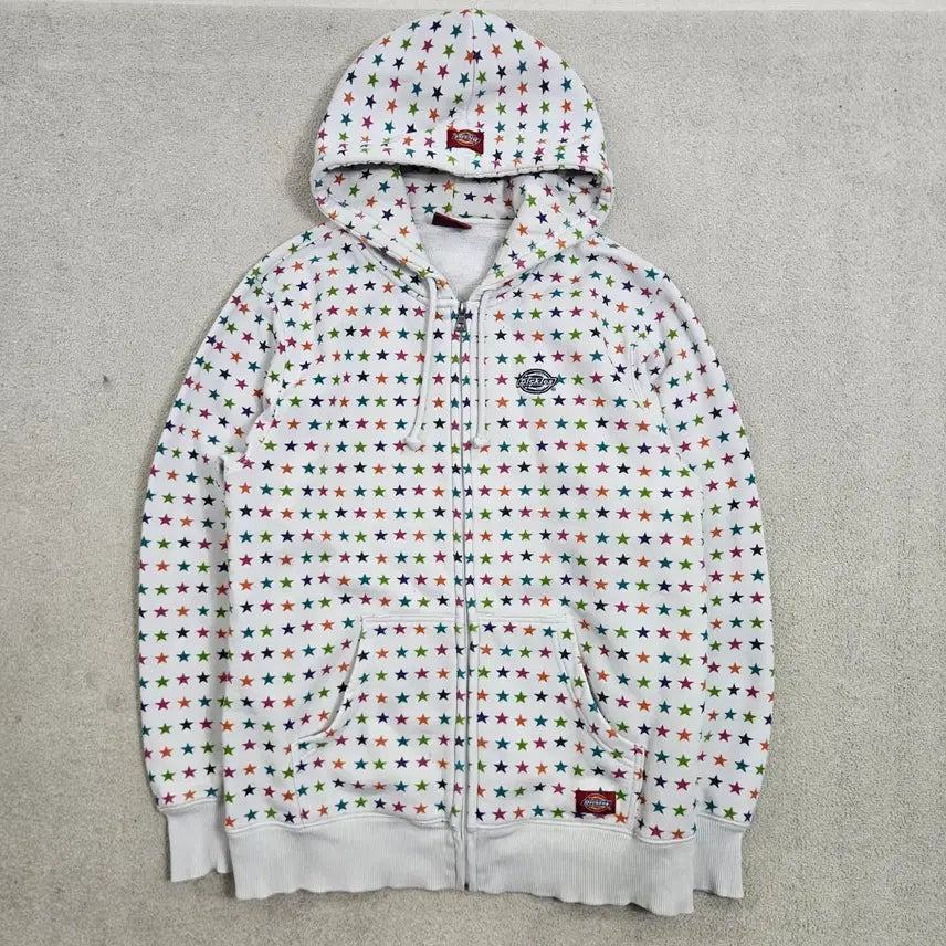 [BUNJANG] Dickies Star Pattern Zip-Up Hoodie (M) / 디키즈 스타 패턴 후드 집업 M