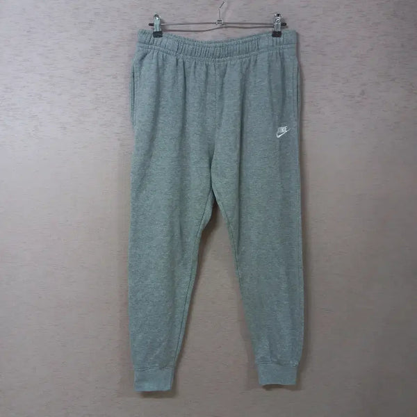 [BUNJANG] Nike Grey Fleece Ribbed Training Pants Men / B9-5/나이키 그레이 기모 시보리 트레이닝팬츠 가을겨울 남성