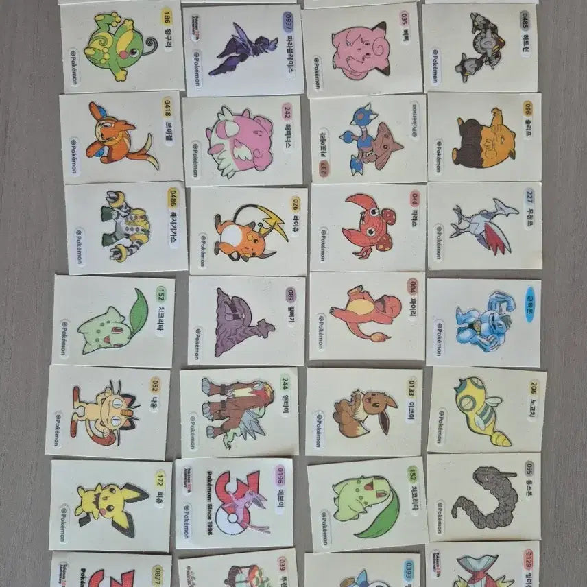[BUNJANG] Pokemon Sticker Collection / 포켓몬스터 띠부씰