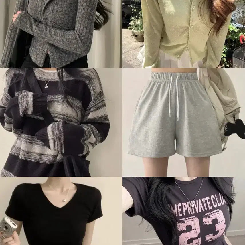 [BUNJANG] Bundle Set of 6 Clothing Items / 사진의 옷 6벌 모두 합해 30000원에 팝니다!