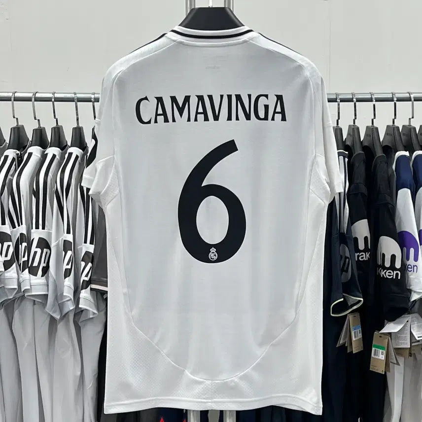[BUNJANG] Real Madrid 24/25 Home Camavinga Jersey / 24/25 레알마드리드 홈 NO 6 카마빙가 유니폼