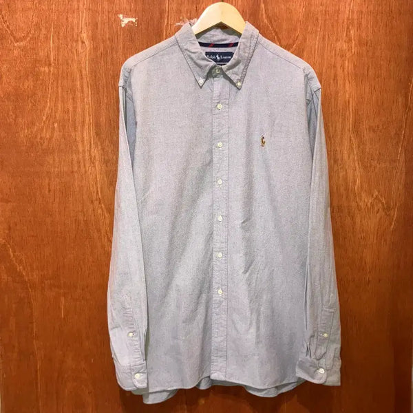 [BUNJANG] Polo Ralph Lauren Solid Shirt (2XL) / (2XL) POLO 폴로 랄프로렌 솔리드 셔츠