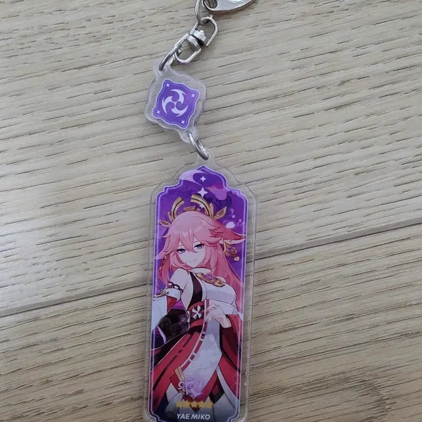 [BUNJANG] Genshin Impact Yae Miko Character Acrylic Keychain / 원신 키링