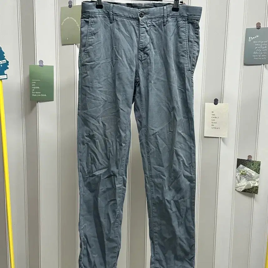 [BUNJANG] Incotex Khaki Cotton Pants / >정품 인코텍스 카키 면 바지