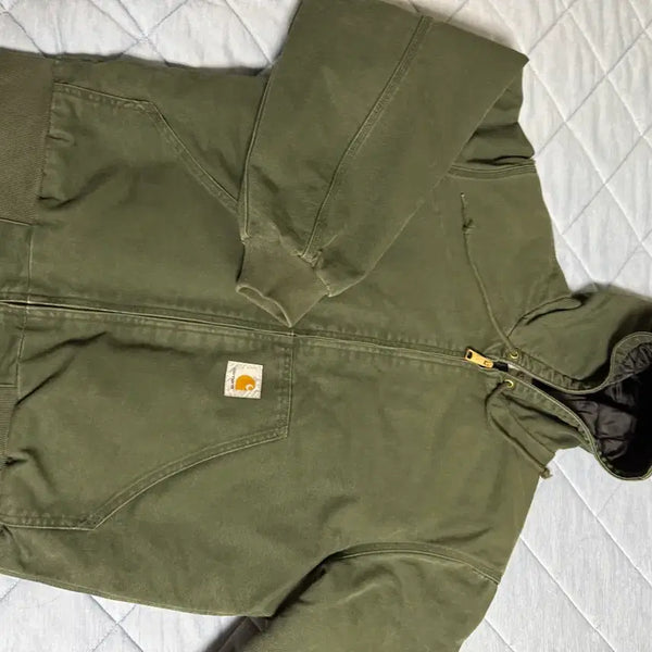[BUNJANG] Carhartt WIP Active Jacket Olive S / 칼하트 액티브 자켓 올리브S