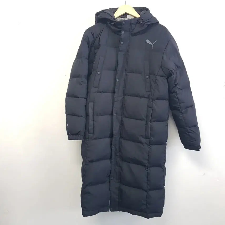 [BUNJANG] Puma Long Padded Down Jacket Black Medium / 푸마 오리털롱패딩 블랙 M 매력적인 겨울 아우터