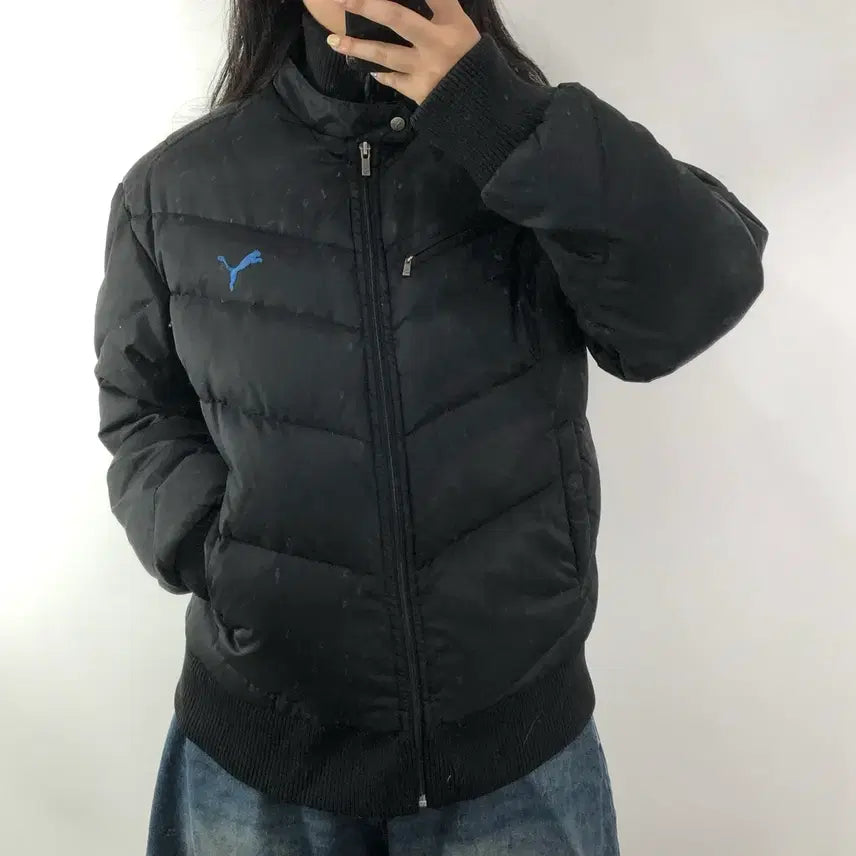 [BUNJANG] Puma Black Padded Jacket XL / 푸마 블랙 패딩 XL
