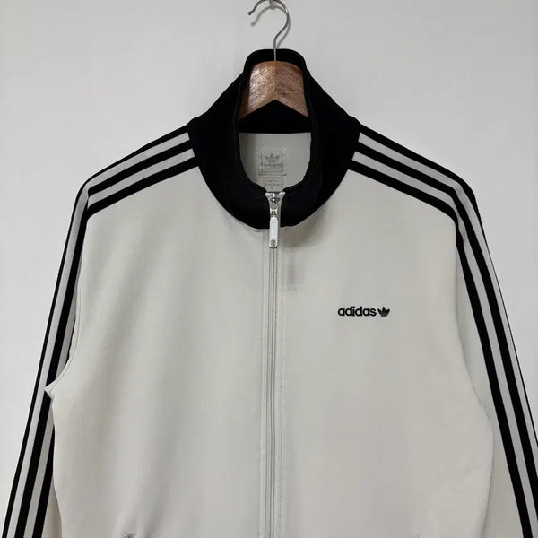 [BUNJANG] Adidas Beckenbauer Track Jacket White Black / 아디다스 흰검 베켄바우어 져지